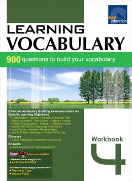 Learning Vocabulary Workbook 4 - MPHOnline.com