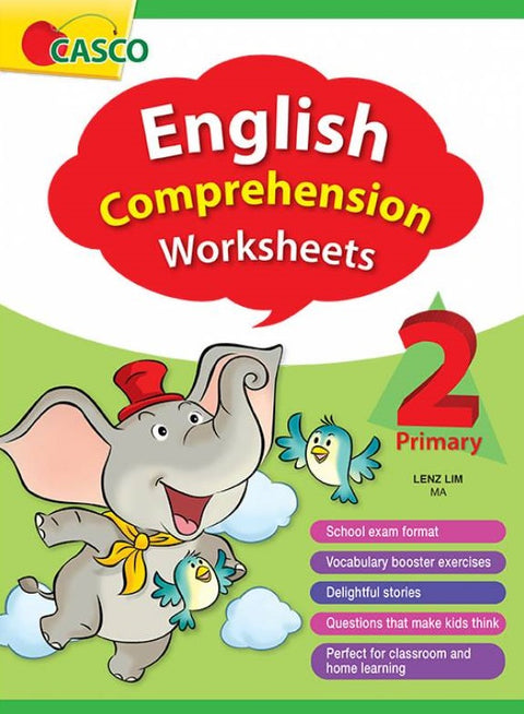 English Comprehension Worksheets Primary 2 - MPHOnline.com