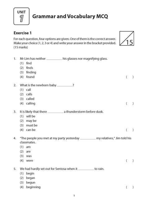 PSLE English Practice in Language Use - MPHOnline.com