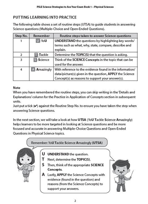 PSLE Science : Strategies  to Ace Your Exam Book 1 - Physical Sciences - MPHOnline.com