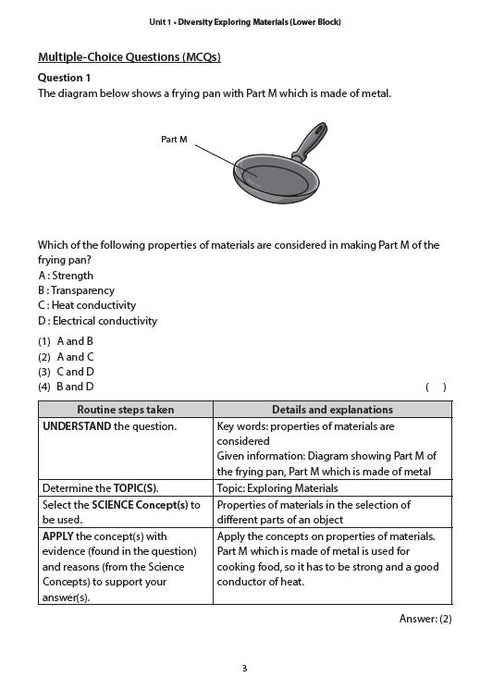 PSLE Science : Strategies  to Ace Your Exam Book 1 - Physical Sciences - MPHOnline.com