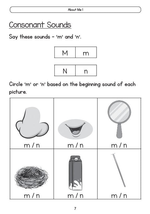 Pre-Primary Preparatory Course : English Activity Series for Early Learners Book 1: Myself - MPHOnline.com