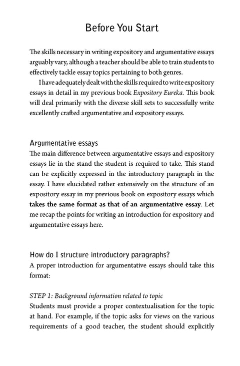 Expository & Argumentative Eureka 2 (Essays) - MPHOnline.com