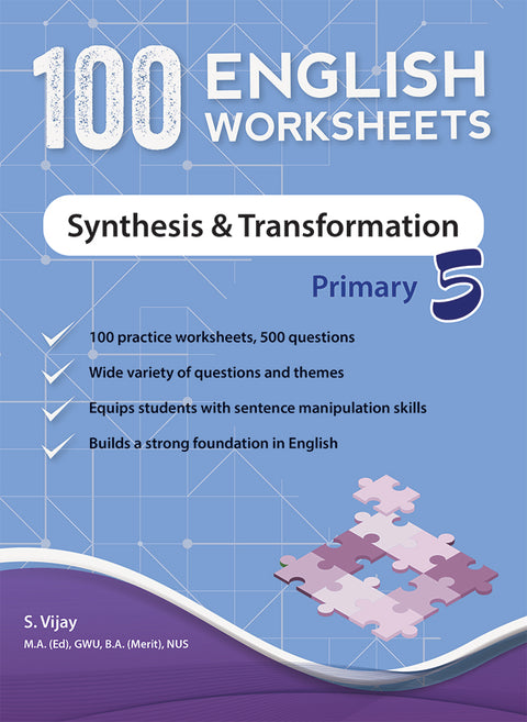 100 English Worksheets P5: Synthesis & Transformation - MPHOnline.com