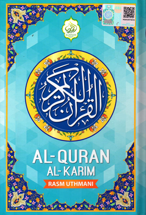 Al-Quran Al-Karim Rasm Uthmani (Biru Ayer) - MPHOnline.com