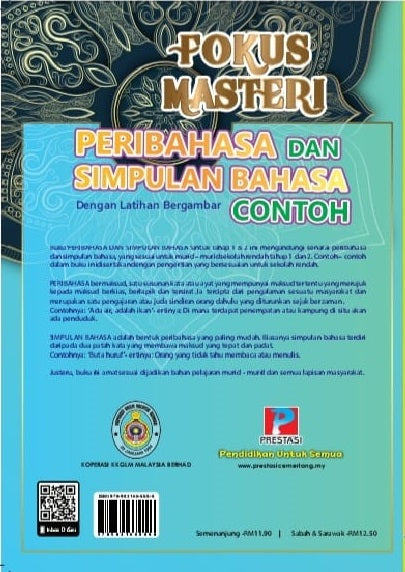 Fokus Masteri Peribahasa & Simpulan Bahasa Dengan Latihan Bergambar Contoh - MPHOnline.com