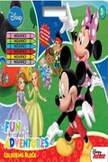 Disney Junior Fun Adventures: Colouring Block With Crayons - MPHOnline.com