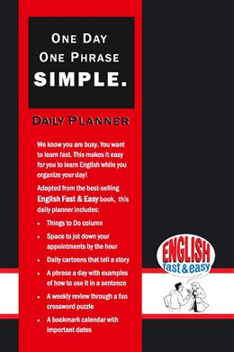 English Fast & Easy Daily Planner - MPHOnline.com