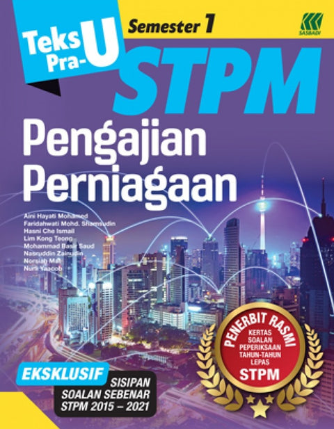 Teks Pra-U STPM Semester 1 Pengajian Perniagaan (Edisi 2022) - MPHOnline.com