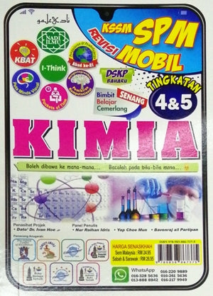 Mobil KSSM & SPM Kimia Tingkatan 4&5 - MPHOnline.com