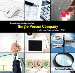Single Person Company Under New Companies Act 2016 - MPHOnline.com