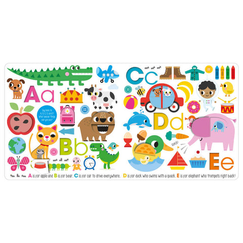 ABC (Soft PVC Cover Board Book With Flaps) - MPHOnline.com