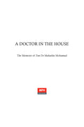 A Doctor in the House: The Memoirs of Tun Dr Mahathir Mohamad - MPHOnline.com