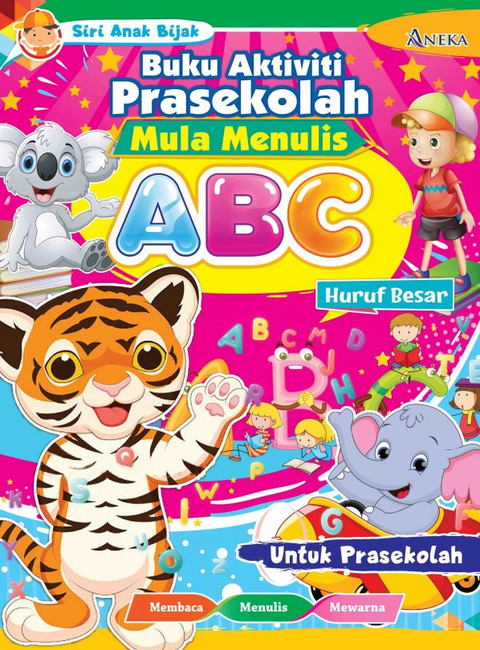 BUKU AKTIVITI PRASEKOLAH MULA MENULIS ABC HURUF BESAR - MPHOnline.com