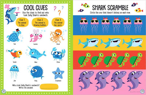 Balloon Stickers Shark Reef Activity Book - MPHOnline.com