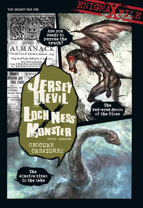Enigma-X File #5: Jersey Devil X Loch Ness Monster Obscure Creatures - MPHOnline.com