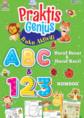 Praktis Genius Buku Aktiviti ABC Huruf Besar & Huruf Kecil & 123 Nombor - MPHOnline.com