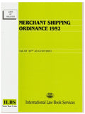 Merchant Shipping Ordinance 1952 (As At 25 Aug 2021) - MPHOnline.com