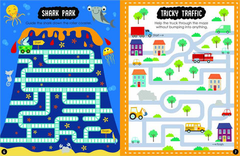 Playtime Learning Mazes Sticker Activity Book - MPHOnline.com