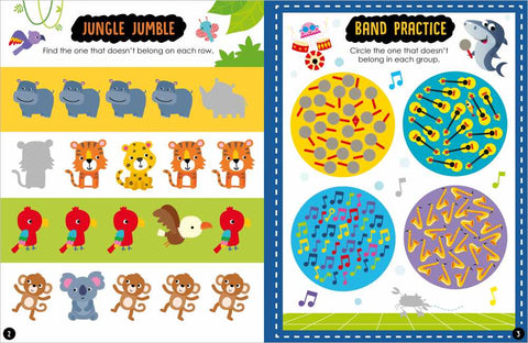 Playtime Learning Odd One Out Sticker Activity Book - MPHOnline.com