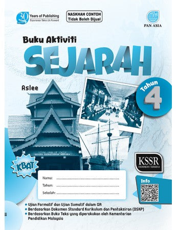 Buku Aktiviti Sejarah Tahun 4 (KSSR Semakan) - MPHOnline.com