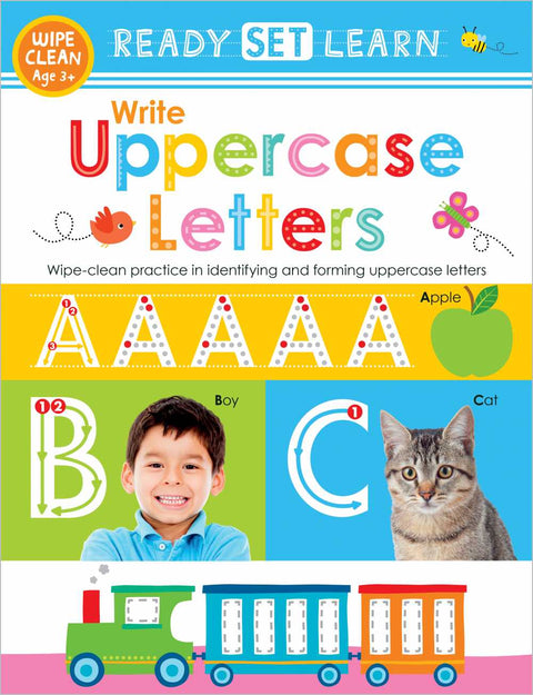 READY SET LEARN WRITE UPPERCASE LETTERS - MPHOnline.com