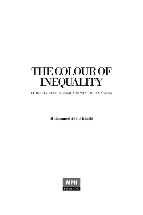 THE COLOUR OF INEQUALITY - MPHOnline.com