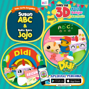 Didi & Friends: Susun Abc & Buku Baru Jojo (Ar)