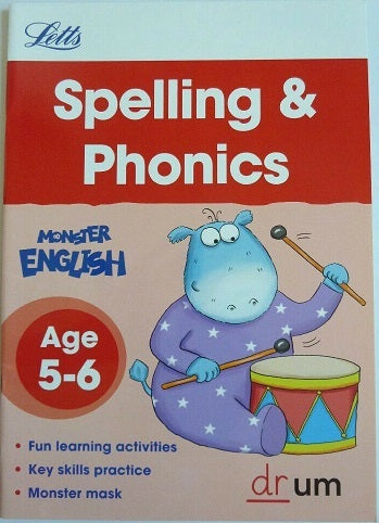 Letts Monster Practice: Spelling & Phonics Age 5-6