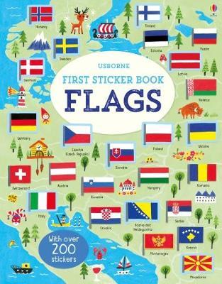 Usborne First Sticker Book Flags