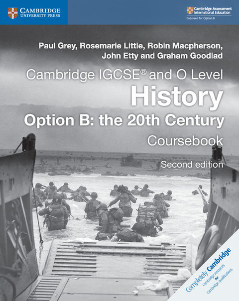 Cambridge Igcse And O Level History Coursebook Option B: The
