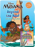Disney Moana Beyond The Reef Colouring Book With Colour Penc