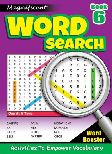 MAGNIFICENT WORD SEARCH WORK BOOK 6