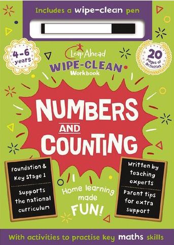 Leap Ahead Wipe-Clean Workbook: 4-6 years Numbers and Counting