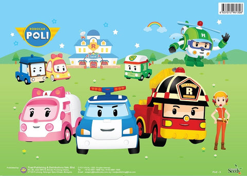 PUZ-3 PUZZLE ROBOCAR POLI