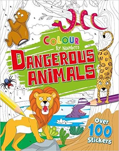 Colour By Number Dangerous Animals