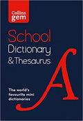 COLLINS GEM SCHOOL  DICTIONARY & THESAURUS 3ED