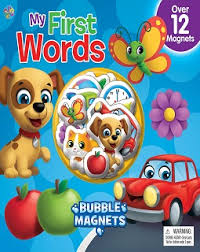 BUBBLE MAGNET BOOK FIRST WORDS ABC