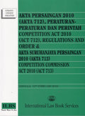 Akta Persaingan 2010, Competition Act 2010 ( Akta 712 ) ( Hingga 10 Februari 2018 )