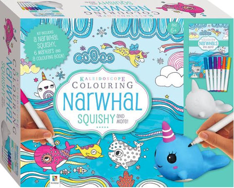 Kaleidoscope Colouring Narwhal Squishy