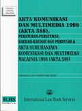 Akta Komunikasi & Multimedia 1998 ( Akta 588 ) ( Hingga 15 Februari 2018 )