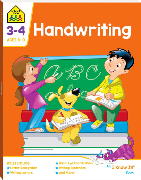 SCHOOL ZONE HANDWRITING AN I KNOW IT BOOK