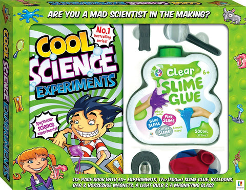 COOL SCIENCE EXPERIMENTS KIT WITH SLIME GLUE