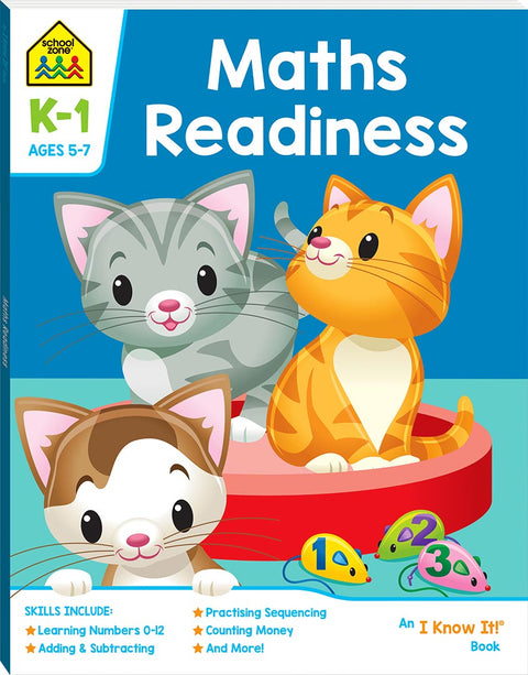 SCHOOL ZONE MATHS READINESS I KNOW IT BOOK