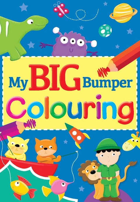 MY BIG BUMPER COLOURING (BLUE)