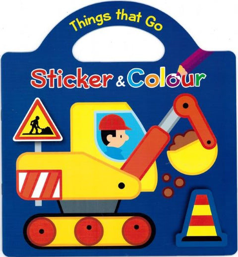 Things That Go Sticker & Colour: Mighty Machines