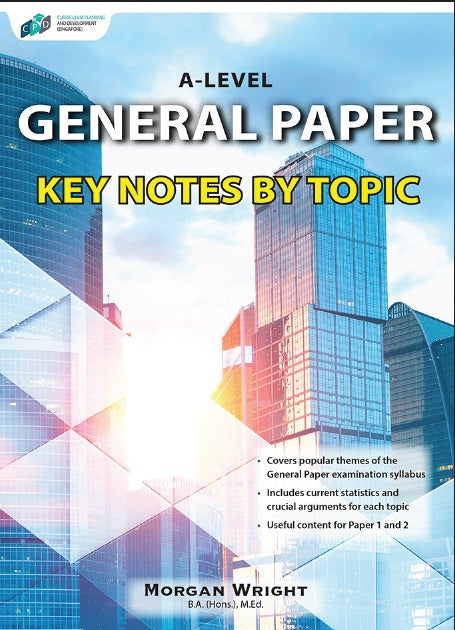 A-Level General Paper Key Notes By Topic