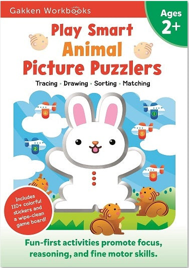 PLAY SMART ANIMAL PICTURE PUZZLERS AGES 2+