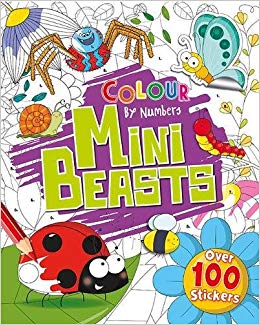 Colour By Number Minibeasts