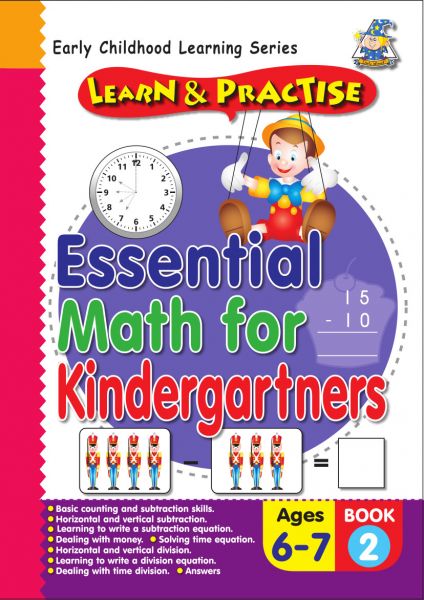 ESSENTIAL MATH FOR KINDERGARTNERS BOOK 2 AGES 6-7